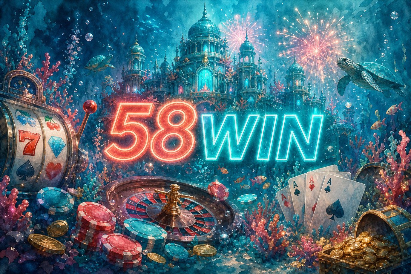 Giao diện trang đăng ký 58WIN với các bước tạo tài khoản và ô nhập thông tin